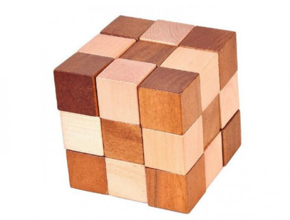 Yılan Küp Ahşap Puzzle - Resim 3