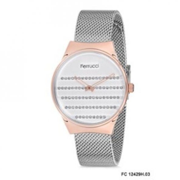 FERRUCCİ FC 12429H.03 HASIR KORDON BAYAN KOL SAATİ ürün görseli 1