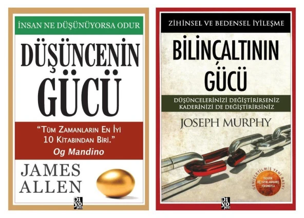 Düşüncenin Gücü + Bilinçaltının Gücü 2 Kitap Set ürün görseli 1