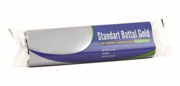 BATTAL ÇÖP TORBASI 72*95 - 140GR (10 LU) 22 MİCRON FT486 ürün görseli 1