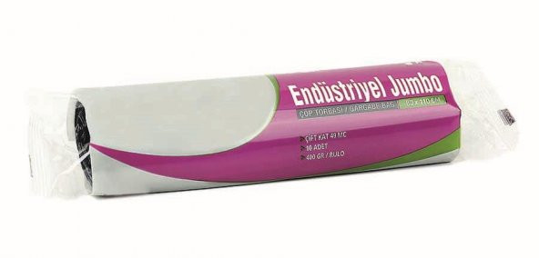 END. JUMBO ÇÖP TORBASI 400GR (10 LU) 49 MİCRON FT489 ürün görseli 1
