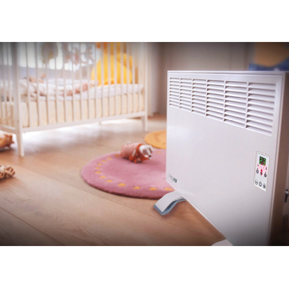 İvigo EPK4570E10B BEYAZ 1000 W Dijital Konvektör Isıtıcı AYAKLI ürün görseli 1
