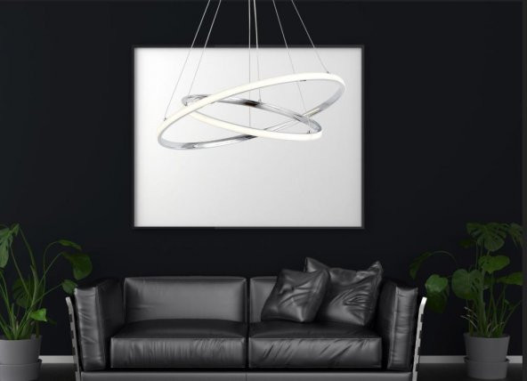 Eray Aydınlatma 2002-2 Krom Led Avize - Resim 2