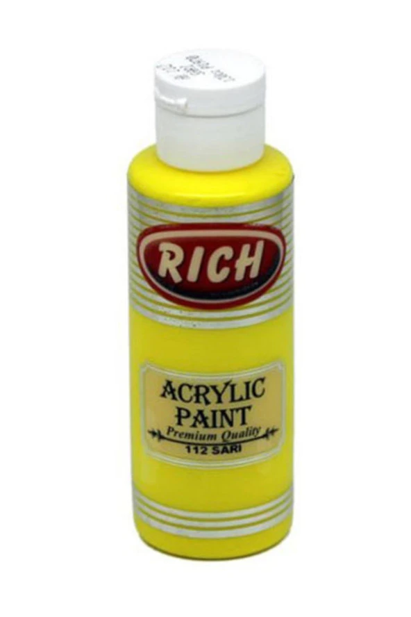 Rıch Akrilik Boya 120 CC Sarı 120-112 ürün görseli 1