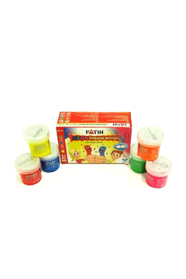 Fatih Parmak Boyası 25 ML 6 Renk Fosforlu 50002 ürün görseli 1