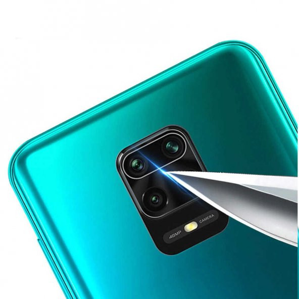 Ceponya Xiaomi Redmi Note 9S Nano Kamera Camı - Resim 4