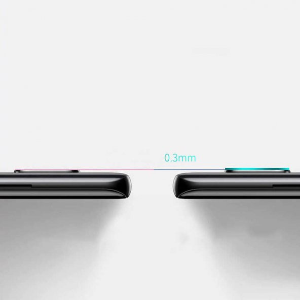 Ceponya Xiaomi Redmi Note 9 Nano Kamera Camı - Resim 3