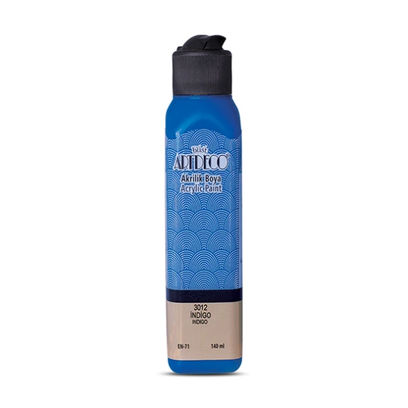 Artdeco Akrilik Boya 140 ML İndigo 070R-3012 ürün görseli 1