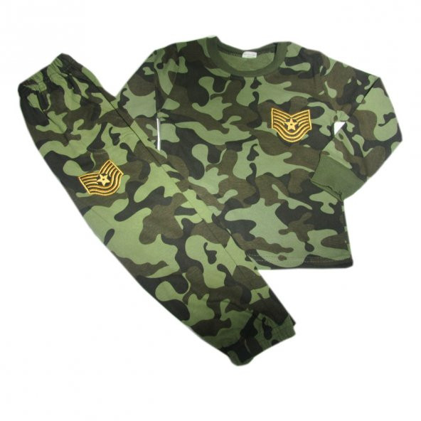 salarticaret çocuk asker pijama takımı ürün görseli 1