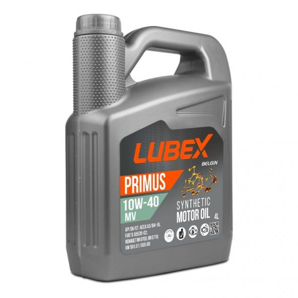 Lubex Primus Mv 10W-40 4 Lt Sentetik Motor Yağı ürün görseli 1