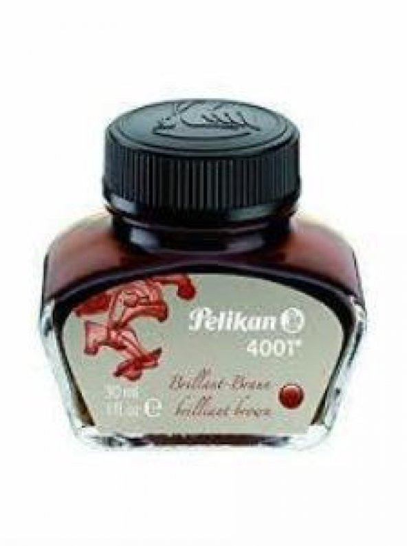 PELIKAN DOLMA KALEM MUREKKEBI KAHVERENGI 30ML(4001 ürün görseli 1