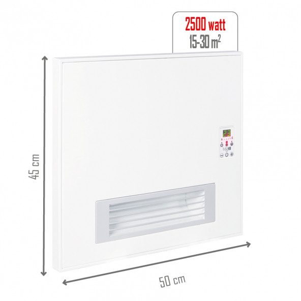 İVİGO Fanlı Dijital 2500 Watt Elektrikli Isıtıcı AYAKLI ürün görseli 1