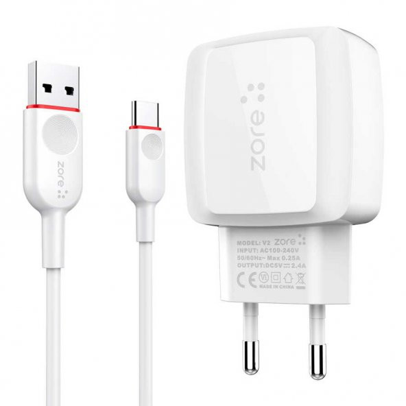Reeder P10 Vest Serisi V2 Type-C 2 in 1 2.4A Hızlı Şarj Seti ürün görseli 1