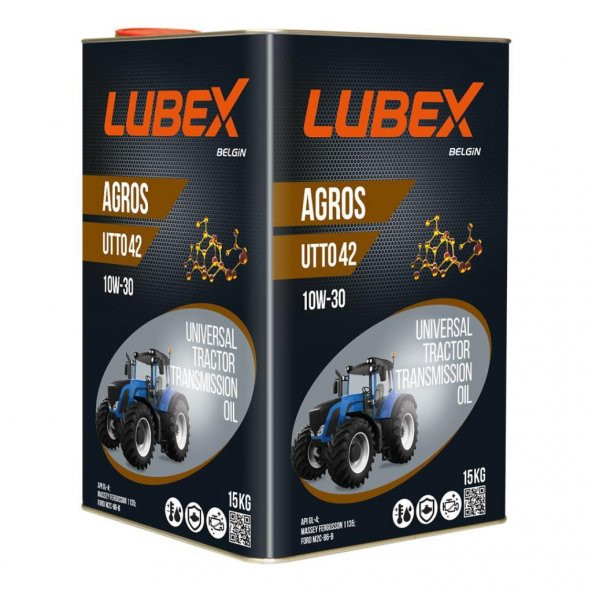 Lubex Agros Utto 42 15 KG Çok Amaçlı Traktör Şanzıman Yağı ürün görseli 1