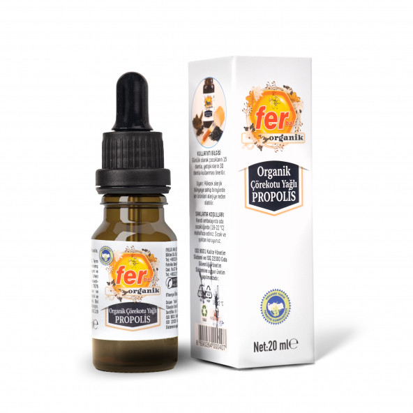 FER ORGANİK ÇÖREKOTU YAĞLI PROPOLİS 20 ML ürün görseli 1