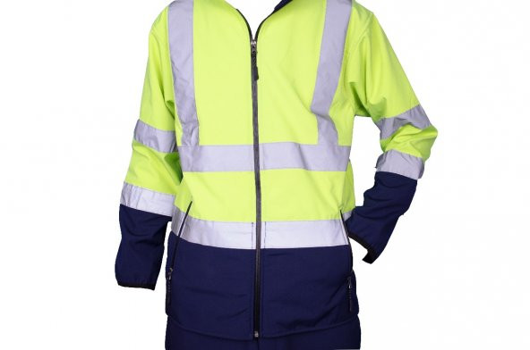 ESER - Softshell Yönetici Montu - Sarı, Lacivert ürün görseli 1