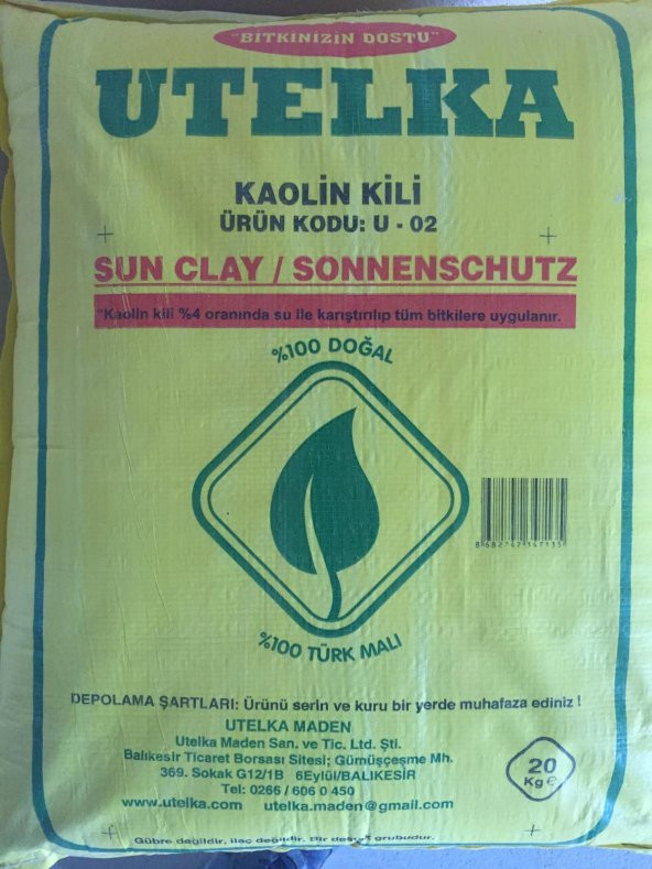 Utelka Kaolin Kili 20 KG - Resim 3