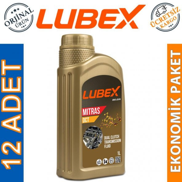 Lubex Mitras DCT 1 Lt Çift Kavramalı DCT Şanzıman Yağı (12 Adet) ürün görseli 1