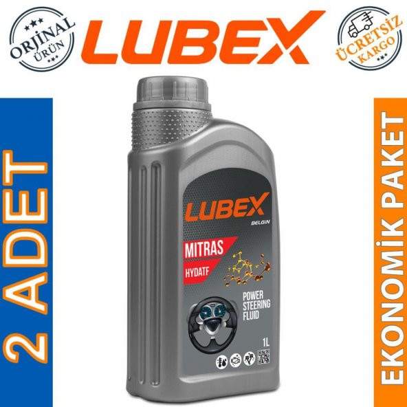 Lubex Mitras HYDATF 1 Lt Hidrolik Direksiyon Yağı (2 Adet) ürün görseli 1