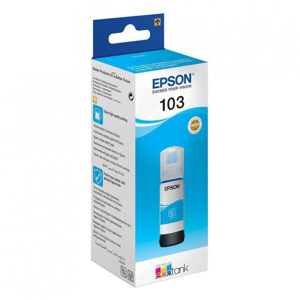 EPSON T00S24A (103) ECOTANK MAVI SISE MUREKKEP ürün görseli 1
