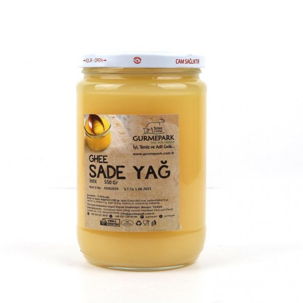 Sade Saf Tereyağ İnek Tuzsuz 550 g e ürün görseli 1