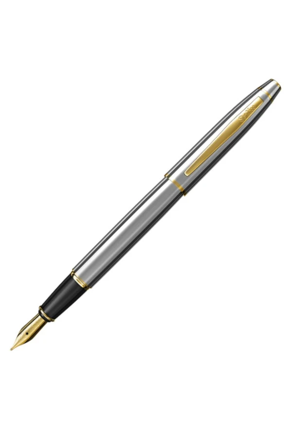 Scrikss Dolma Kalem Kutulu Gold Krom 35 ürün görseli 1