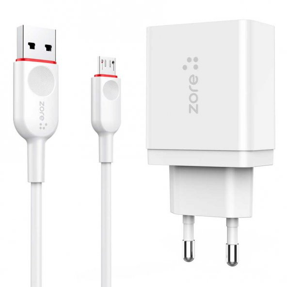 Meizu M10 XMac Serisi ZR-X2 Hızlı şarj QC 3.0 Micro 2 in 1 Şarj Seti ürün görseli 1