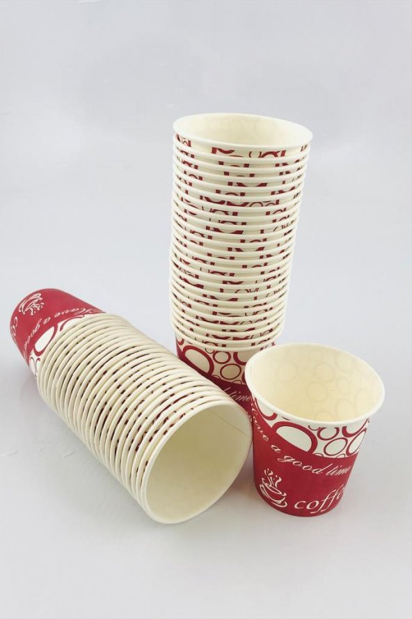 6.5 Oz Karton Kullan At Tek Kullanımlık Bardak 1000 Adet ürün görseli 1