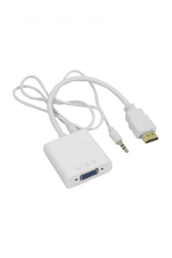 HDMI TO VGA SES AKTARIM DAHİL - HDMI TO VGA ÇEVİRİCİ DÖNÜŞTÜRÜCÜ ürün görseli 1