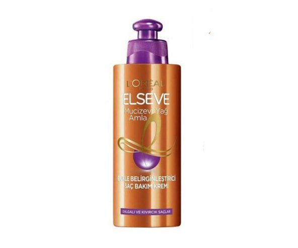 Elseve Amla Yağı Bukle Belirginleştirici Saç Bakım Kremi 200 ml ürün görseli 1