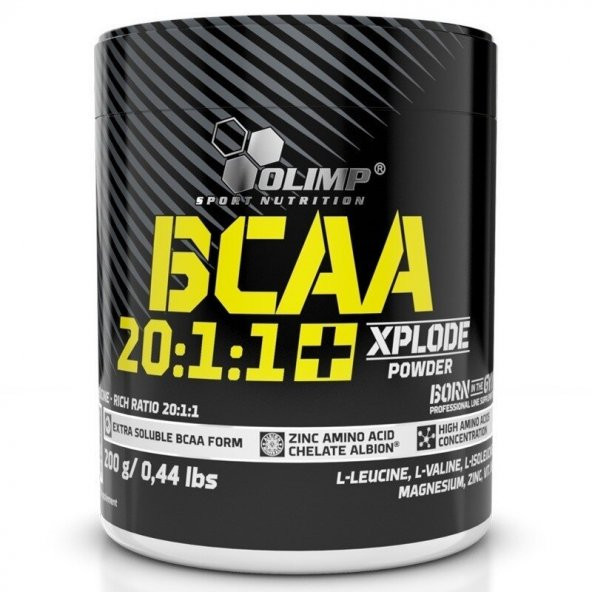 +3 HEDİYE Olimp BCAA 20:1:1 + Xplode Powder 200 Gr ürün görseli 1