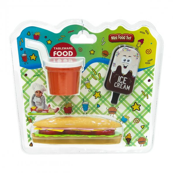 Tableware Mini Food Sandviç Seti - Resim 2
