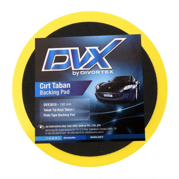 Divortex DVX Tabak Tipi Polisaj Makine Tabanı 180 mm. ürün görseli 1