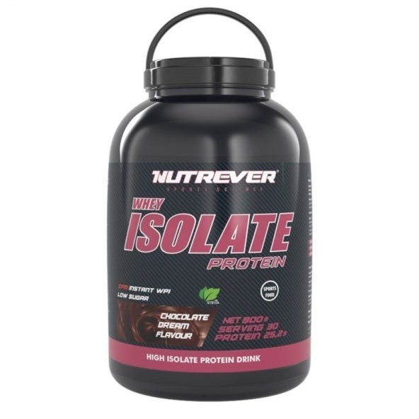 +2 HEDİYE Nutrever Whey Isolate Protein 900 Gr ürün görseli 1