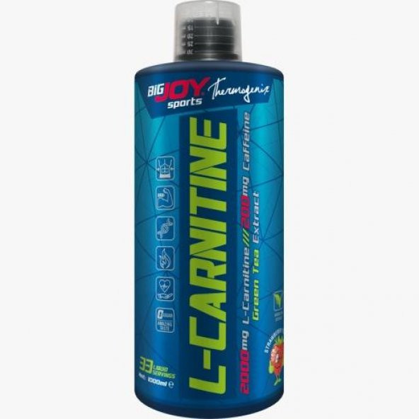 Big Joy Sports L-Carnitine 2000 Mg 1000 ML Çilek ürün görseli 1
