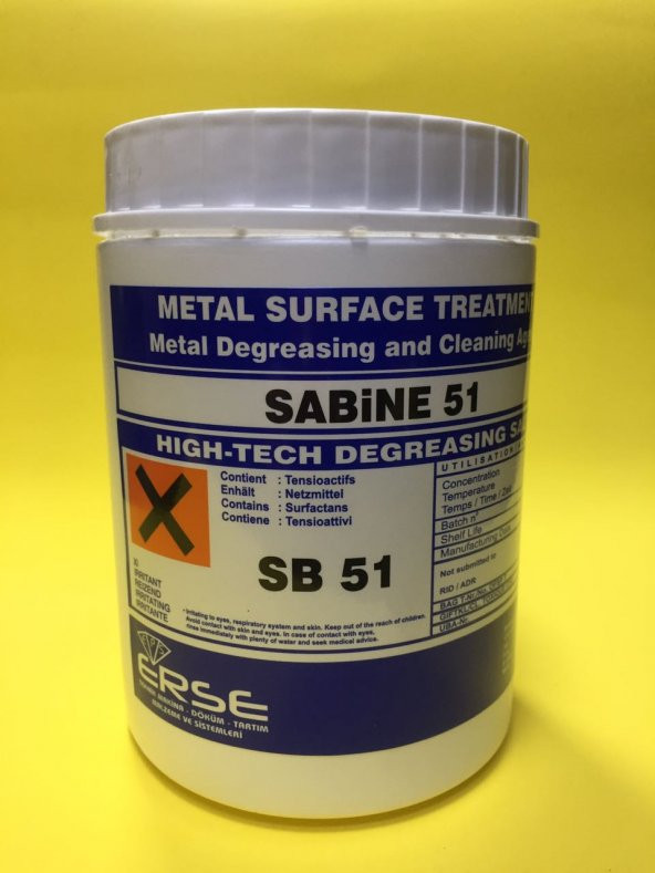 Sabine 51 Elektrikli Yağ Alma Tozu 1kg ürün görseli 1