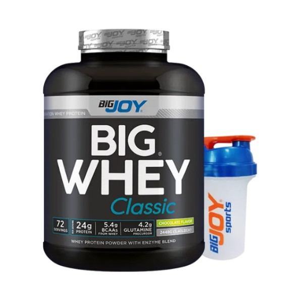 +3 Hediye Big Joy Big Whey Classic Whey Protein Tozu 2448 Gr (Hızlı Kargo) ürün görseli 1