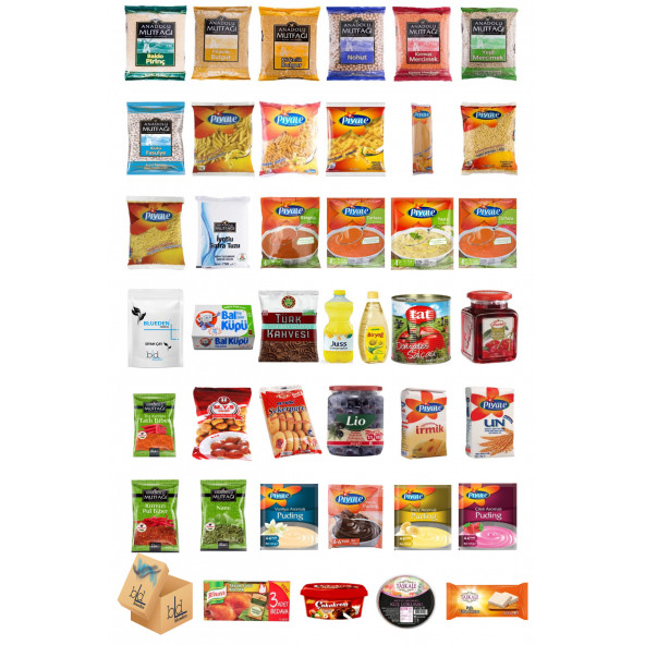 Ramazan Kumanya Yardım Erzak Kolisi 41 Parça 6 nolu Paket ürün görseli 1