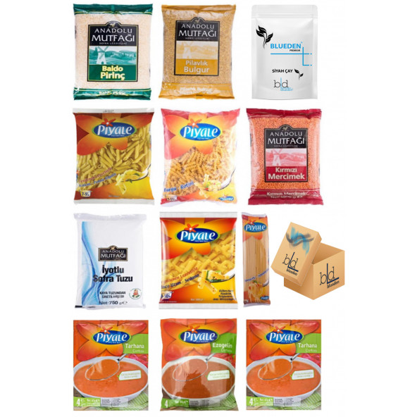 Ramazan Kumanya Yardım Erzak Kolisi 12 Parça 5 nolu Paket ürün görseli 1