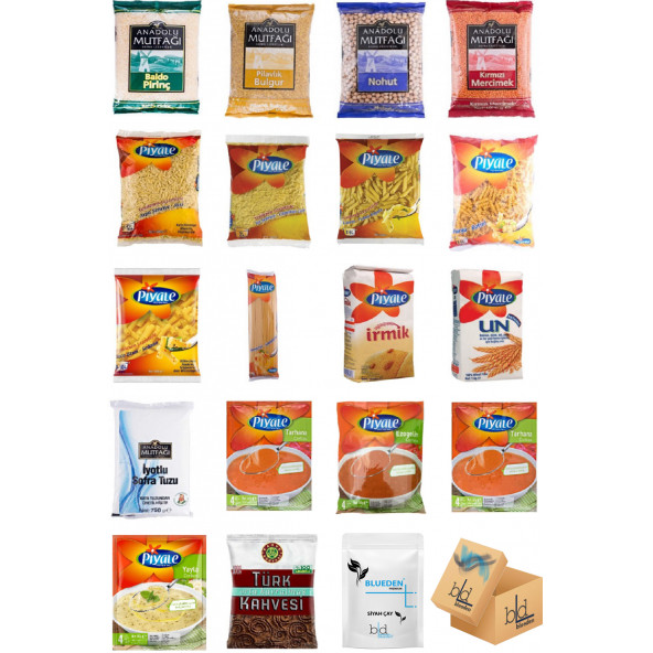 Ramazan Paketi Ramazan Kumanya Yardım Erzak Kolisi 19 Parça 4 nolu Paket ürün görseli 1