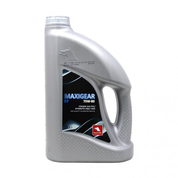 Petrol Ofisi Maxigear EP 75W-80 3 Litre Şanzıman Yağı ürün görseli 1