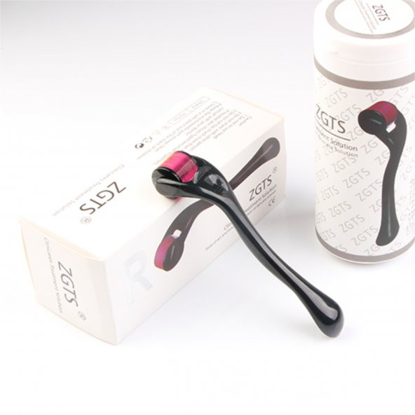 0,25MM 540 İĞNE ZGTS TİTANYUM DERMAROLLER - ZGTS DERMA ROLLER - TEMİZLEME SPREYİ HEDİYELİ! ürün görseli 1