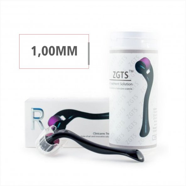 1,00MM 540 İĞNE ZGTS TİTANYUM DERMAROLLER - ZGTS DERMA ROLLER - TEMİZLEME SPREYİ HEDİYELİ! ürün görseli 1