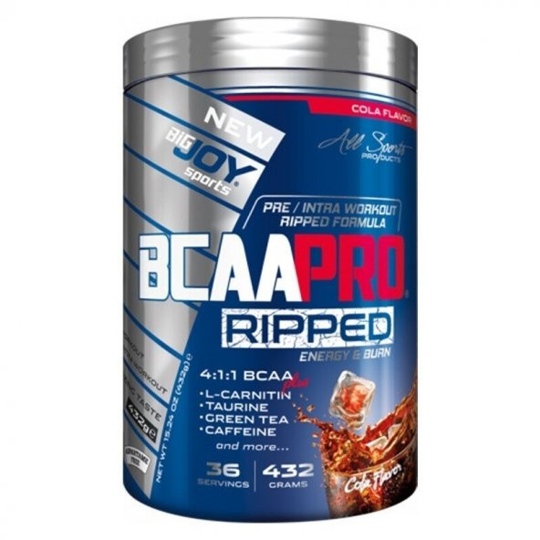 Big Joy Bcaa Pro 4:1:1 Ripped 432 Gr (HIZLI KARGO) ürün görseli 1