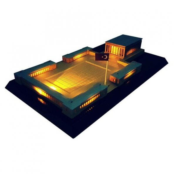 Anıtkabir Maketi Monte LED Işıklı 28x16x6 cm ürün görseli 1