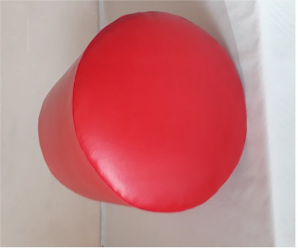 silindir oval deri puf - Resim 3