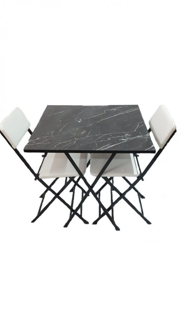 Mutfak Katlanır Masa Sandalye Takımı Sadeceonda -70 cm ürün görseli 1