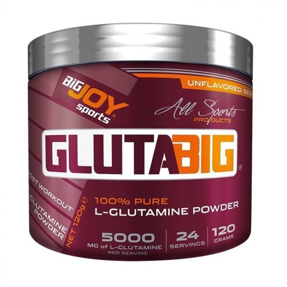 Big Joy Gluta Big % 100 Glutamine Powder 120 Gr (ÜCRETSİZ KARGO) ürün görseli 1