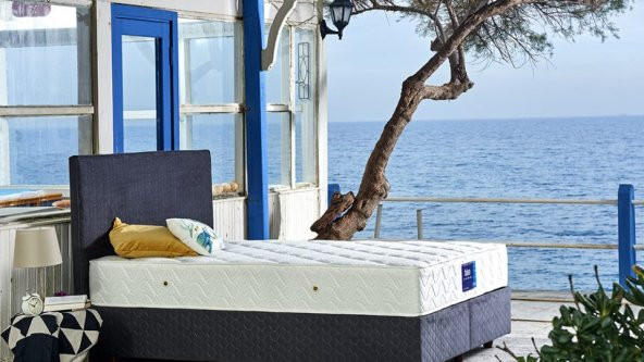 Tek Kişilik Lüks Full Ortopedik Yatak 100x200 cm Niron Blue ürün görseli 1