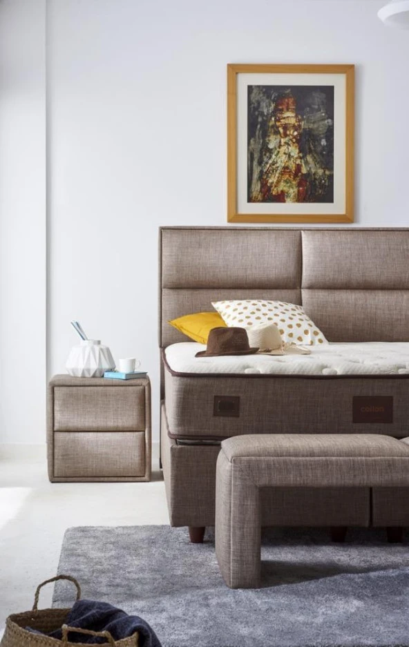 100x200 Organic Coton Yatak - Resim 3